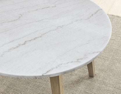 Vienna 48" Round Marble Top Dining Table