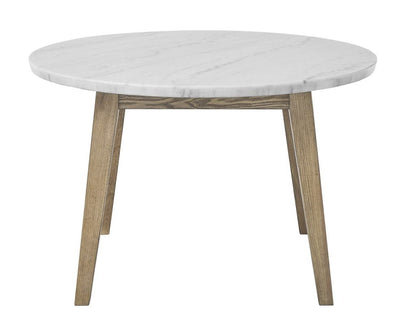 Vienna 48" Round Marble Top Dining Table -