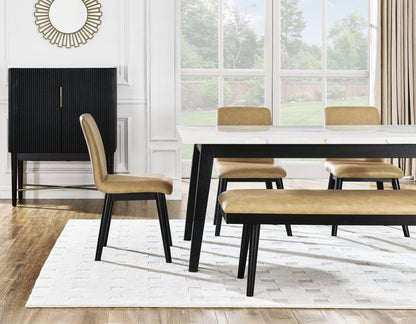Vienna Black Dining Chairs (pr)
