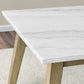 Vienna 72" Marble Top Dining Table Set