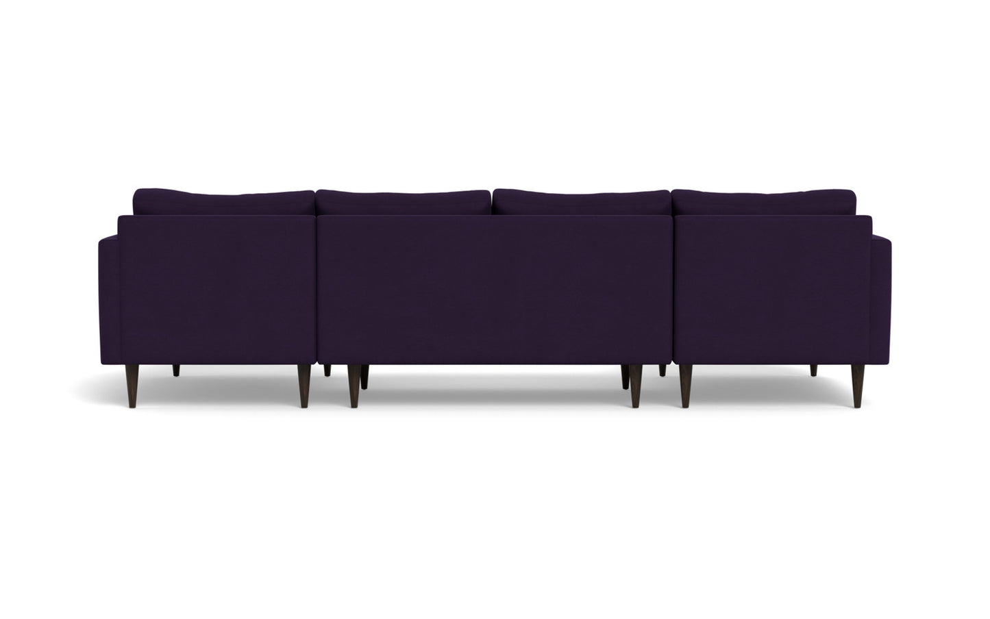Wallace 126" Untufted Double Chaise U Sectional