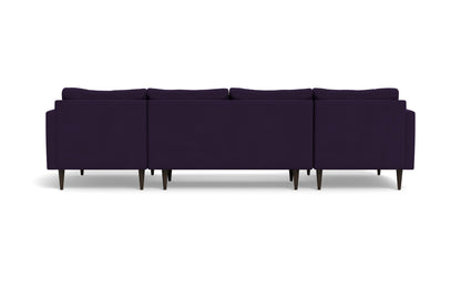 Wallace 126" Untufted Double Chaise U Sectional