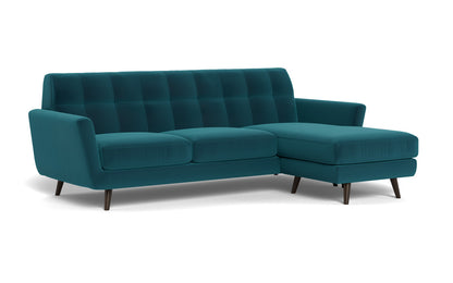 Lamar 96" Reversible Chaise Sofa - Superb Peacock