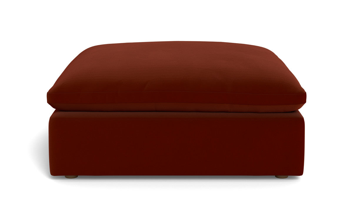 Fluffy Ottoman - Superb Rust