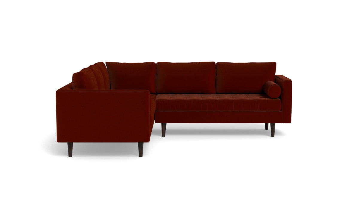 Ladybird 103" Corner Sectional - Superb Rust