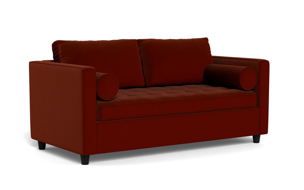 Ladybird 54" Twin Sleeper Loveseat - Superb Rust