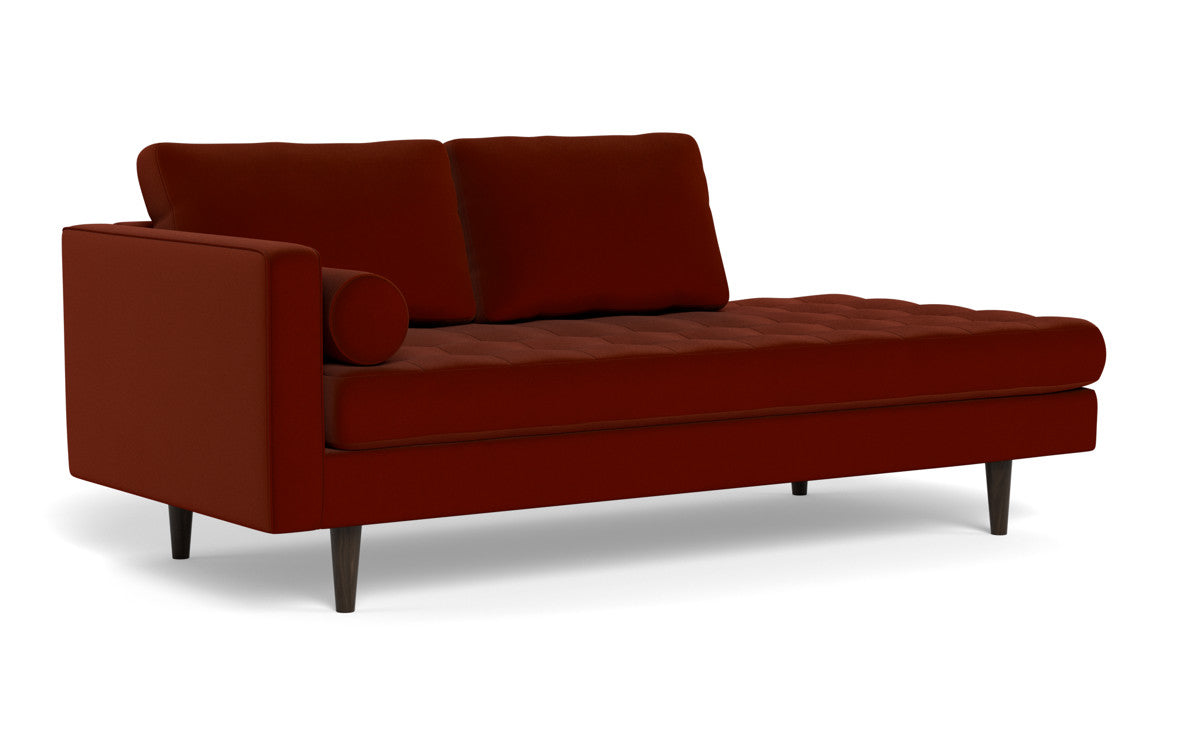 Ladybird 82" LAF Stand Alone Chaise - Superb Rust