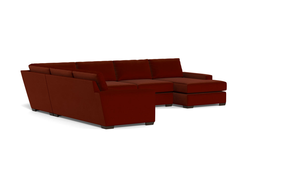 Mas Mesa 162" Deep Corner Sectionals w. Right Chaise - Superb Rust