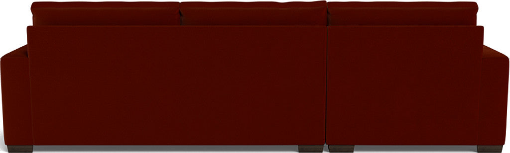 Mas Mesa 123" Deep Left Chaise Sectional - Superb Rust