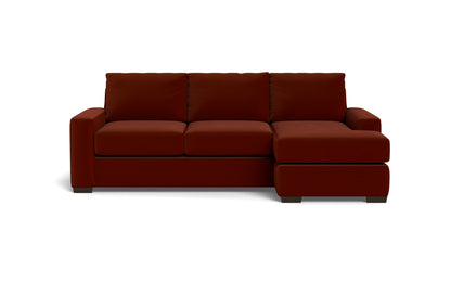 Mas Mesa 101" Deep Reversible Sofa Chaise - Superb Rust