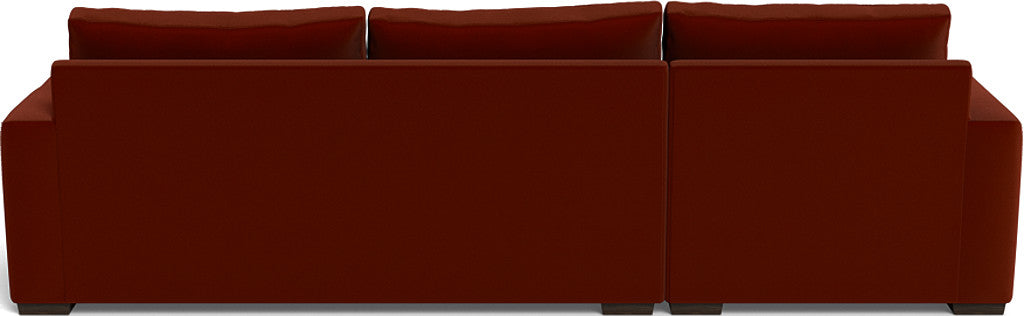 Mesa 123" Left Chaise Sectional - Superb Rust