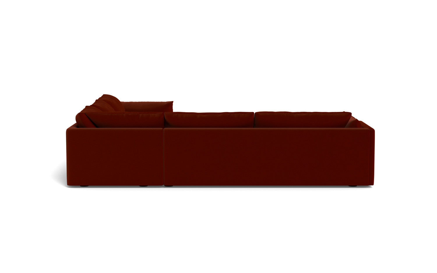 SoCo 124" Corner Sectional - Superb Rust