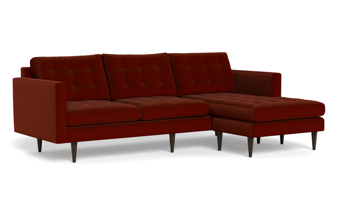 Wallace 98" Reversible Chaise Sofa - Superb Rust