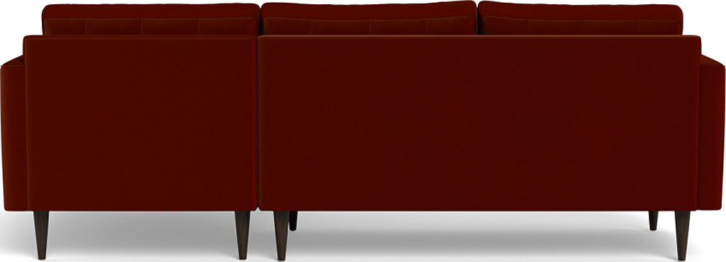 Wallace 98" Right Chaise Sectional - Superb Rust