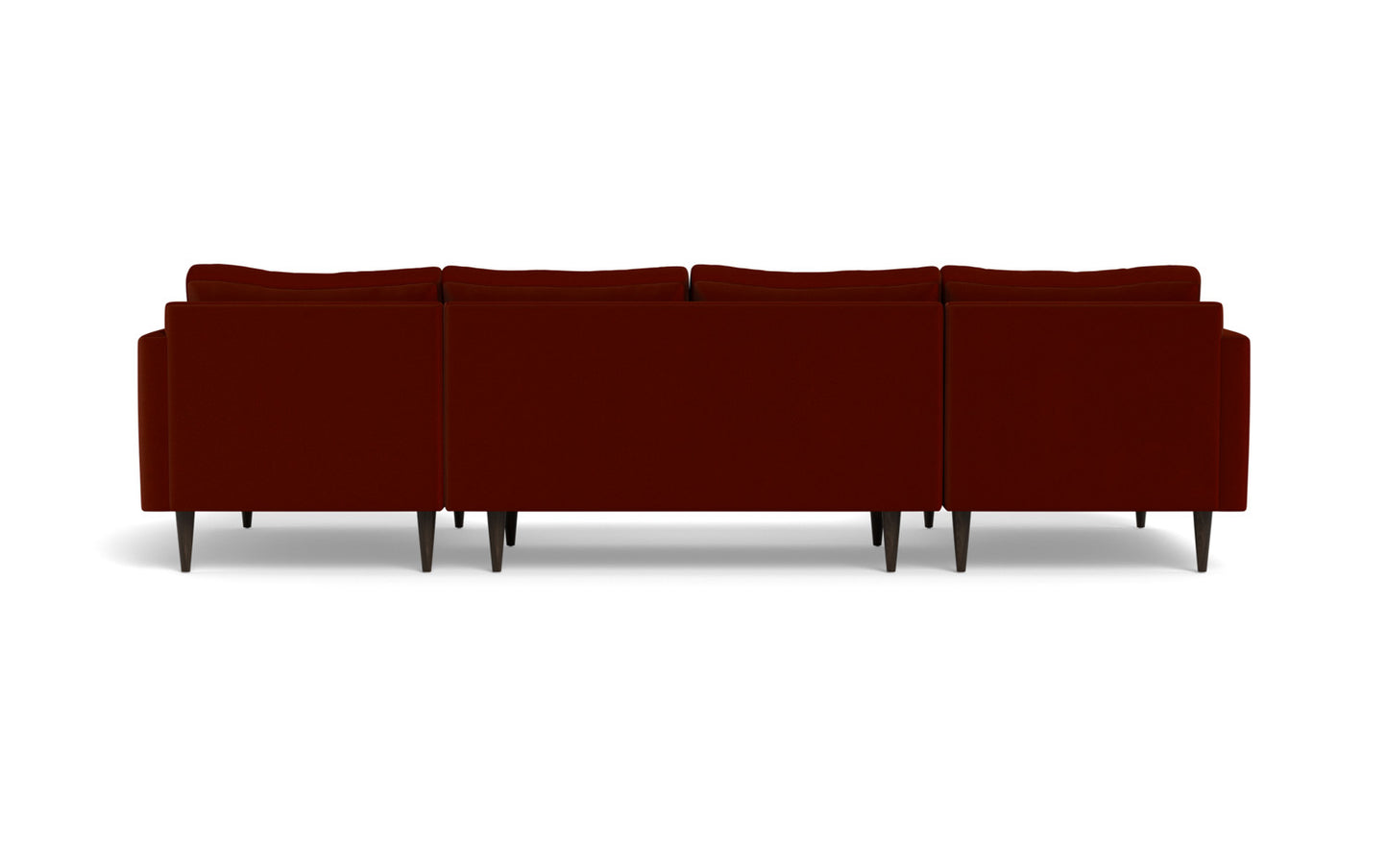 Wallace 126" Untufted Double Chaise U Sectional