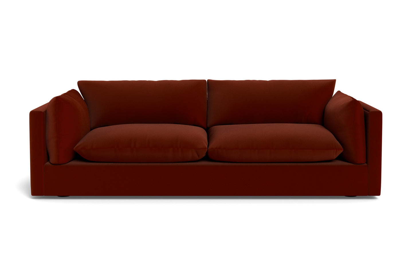 Soco 95" Sofa - Superb Rust