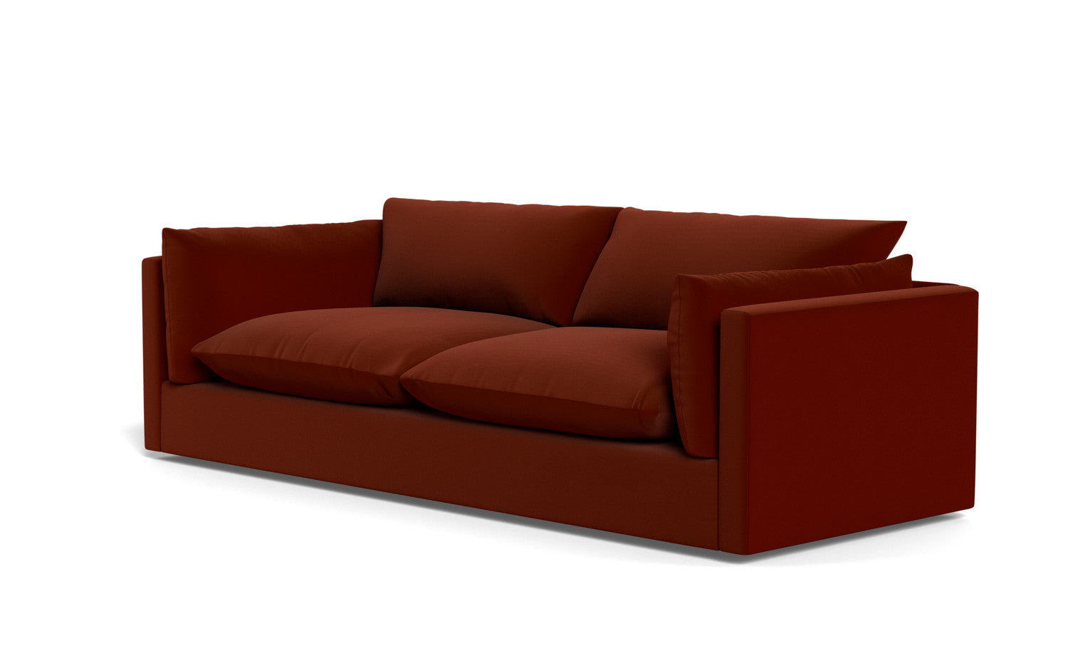 Soco 95" Sofa - Superb Rust