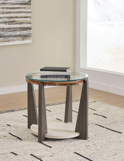 Fran Round End Table -