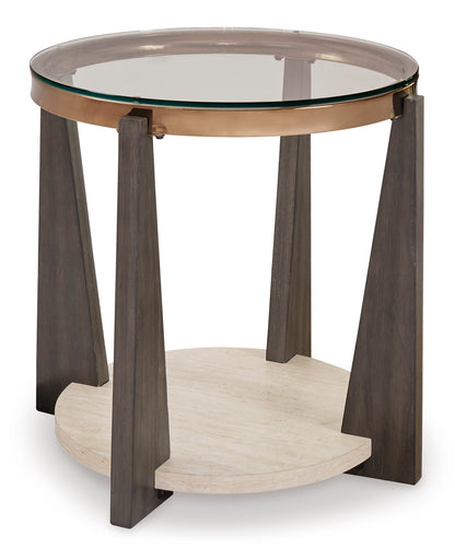 Fran Round End Table -