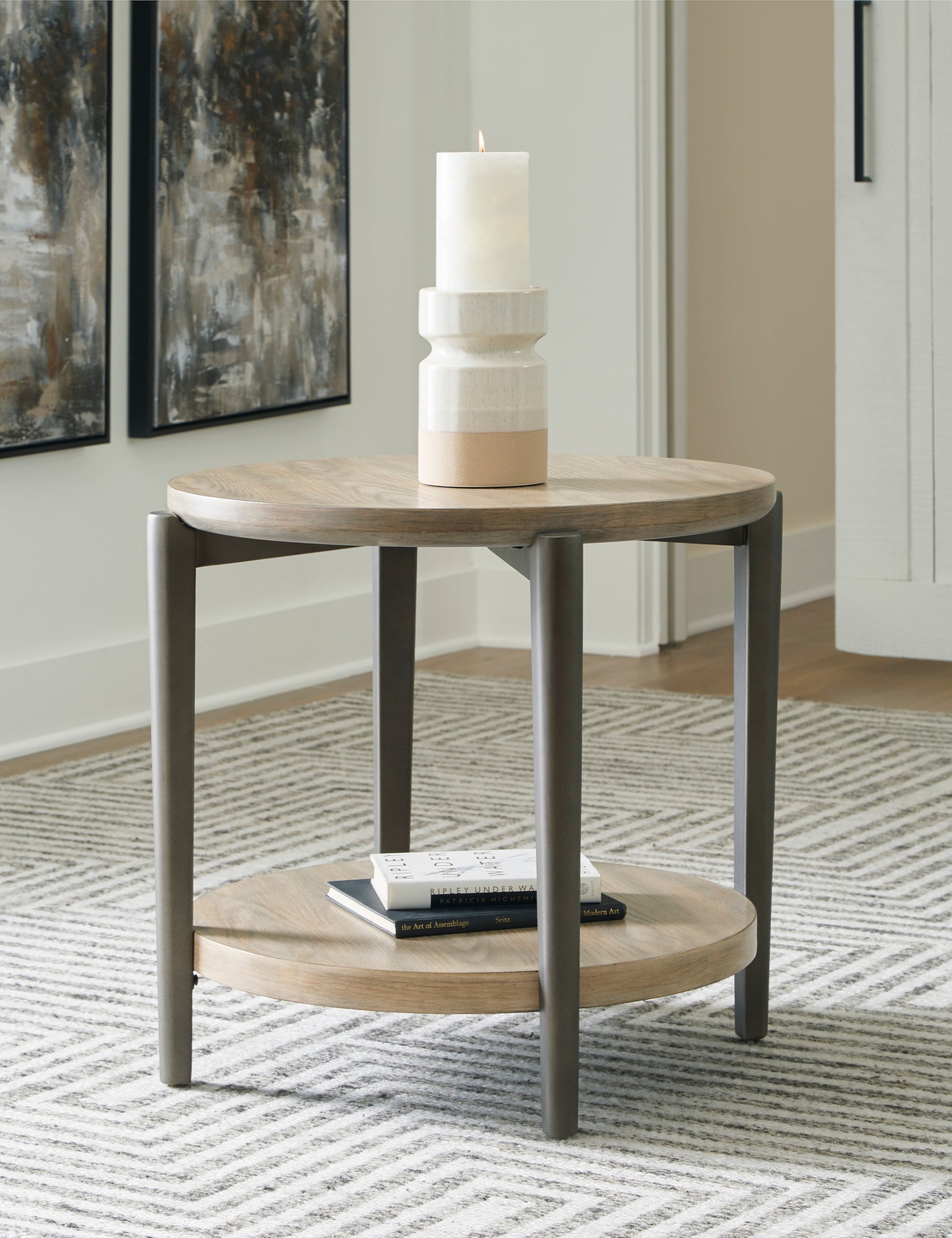 Dylan Round End Table -