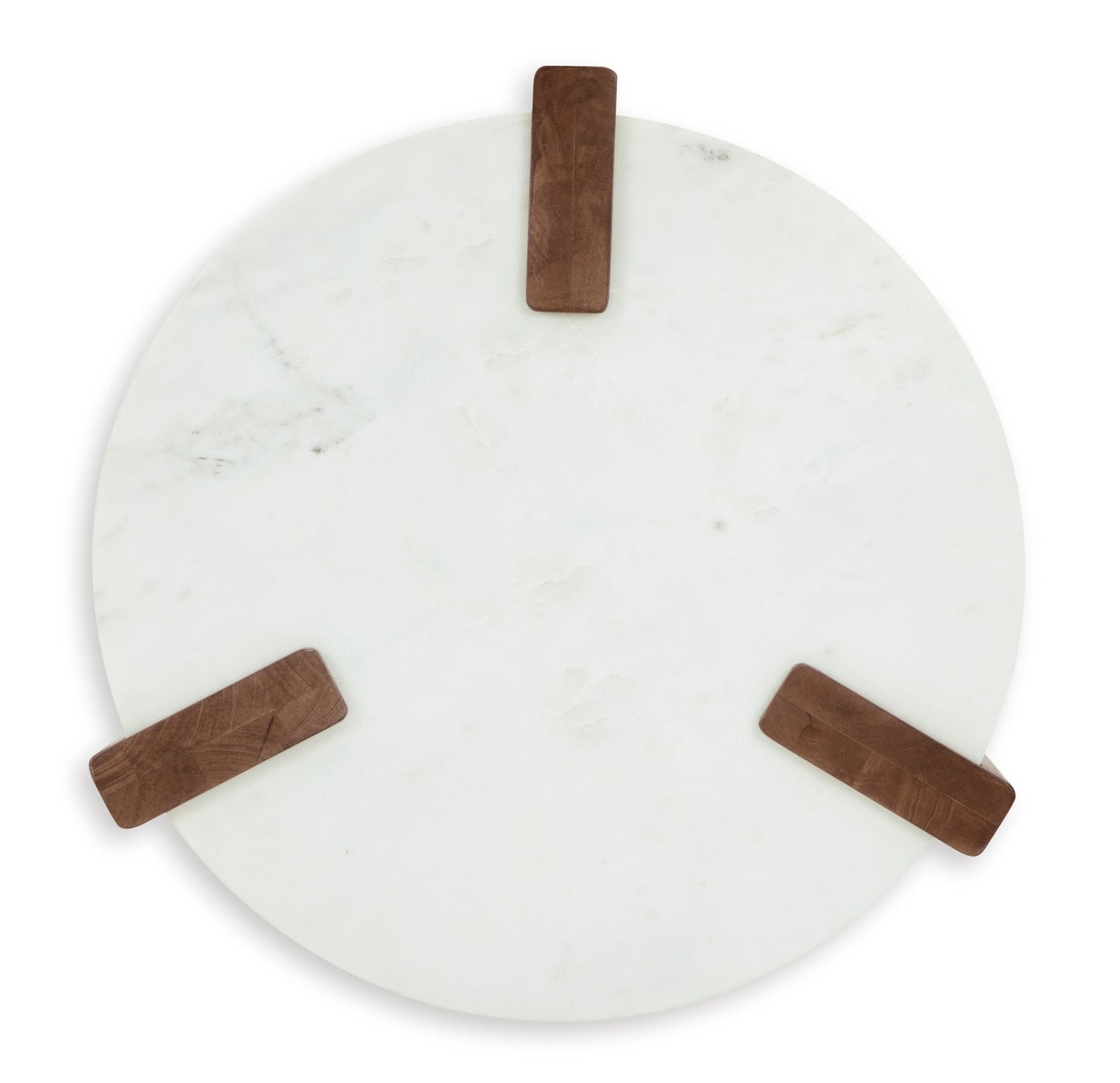 Isabelle Round Marble Top End Table