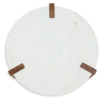 Isabelle Round Marble Top Coffee Table