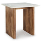 Isabelle Marble Top End Table