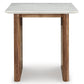 Isabelle Marble Top End Table