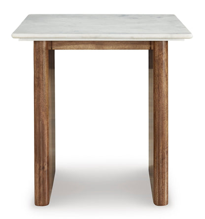 Isabelle Marble Top End Table -