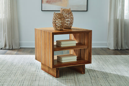 Dahlia Square End Table -