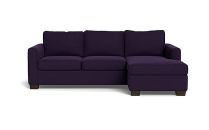 Track 87" Reversible Chaise Queen Sleeper Sofa - Superb Amethyst