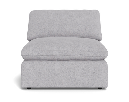 Fluffy Small Armless Chair - Toscana Otter