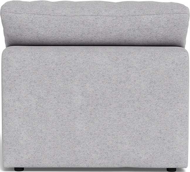 Fluffy Small Armless Chair - Toscana Otter