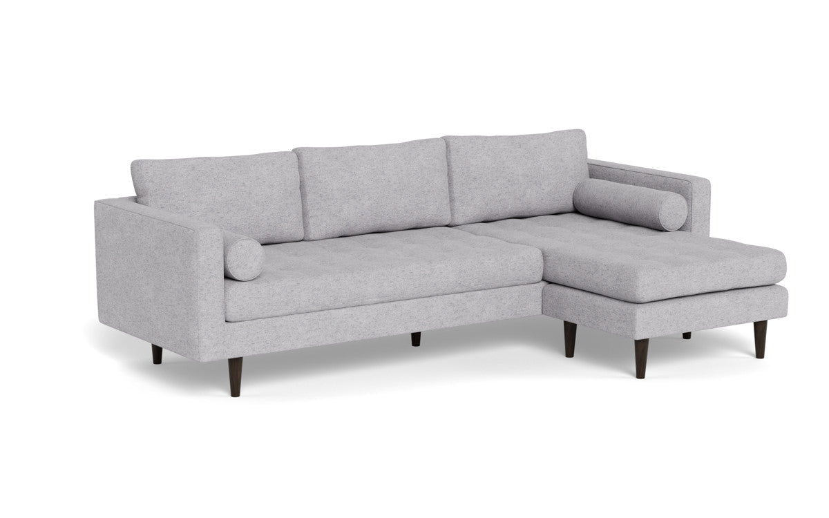 Ladybird 104" Reversible Sofa Chaise - Travis Pewter