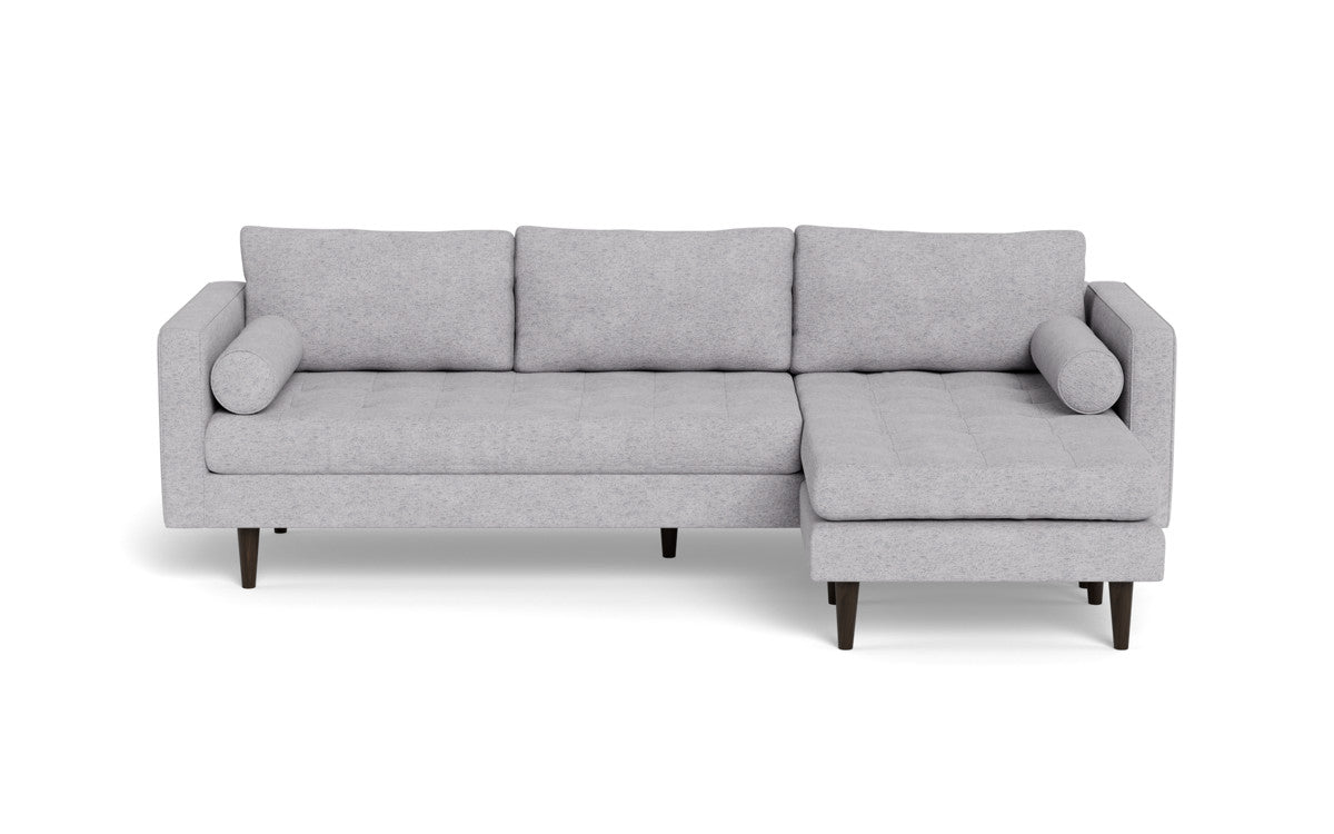 Ladybird 104" Reversible Sofa Chaise - Travis Pewter