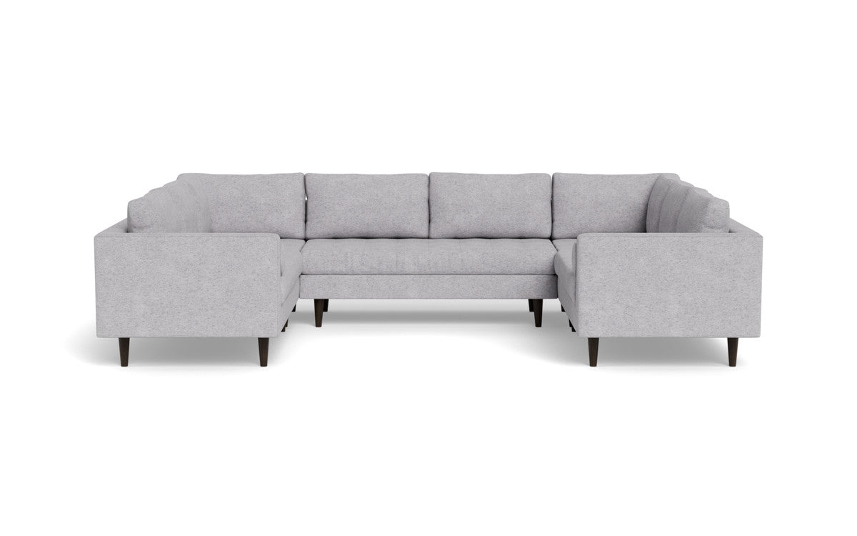 Ladybird 134" U Sectional - Travis Pewter