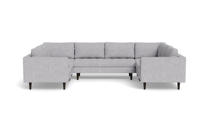 Ladybird 134" U Sectional - Travis Pewter