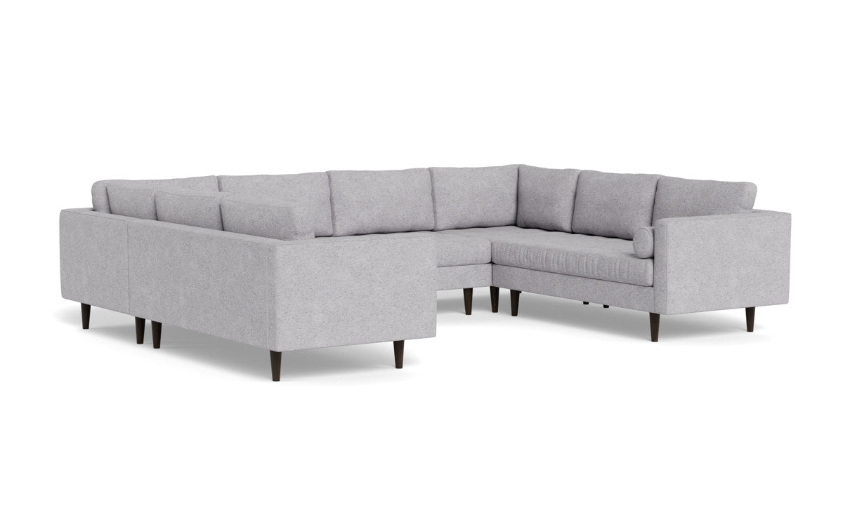 Ladybird 134" U Sectional - Travis Pewter