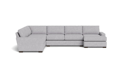 Mas Mesa 162" Deep Corner Sectionals w. Right Chaise - Travis Pewter