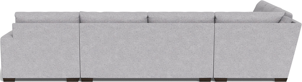 Mas Mesa 162" Deep Corner Sectionals w. Right Chaise - Travis Pewter