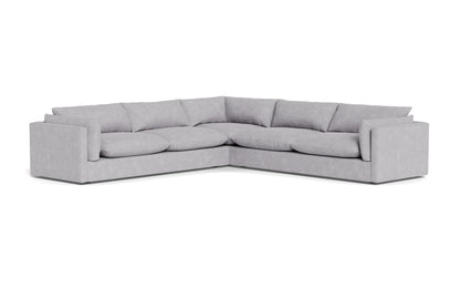 SoCo 124" Corner Sectional - Travis Pewter