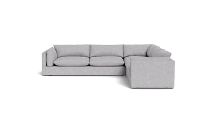 SoCo 124" Corner Sectional - Travis Pewter