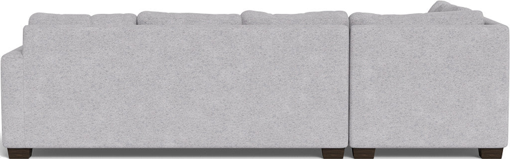 Track 121" Left Chaise Sectional - Travis Pewter