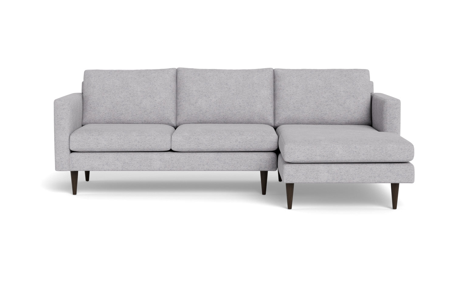 Wallace 98" Untufted Right Chaise Sectional - Toscana Otter