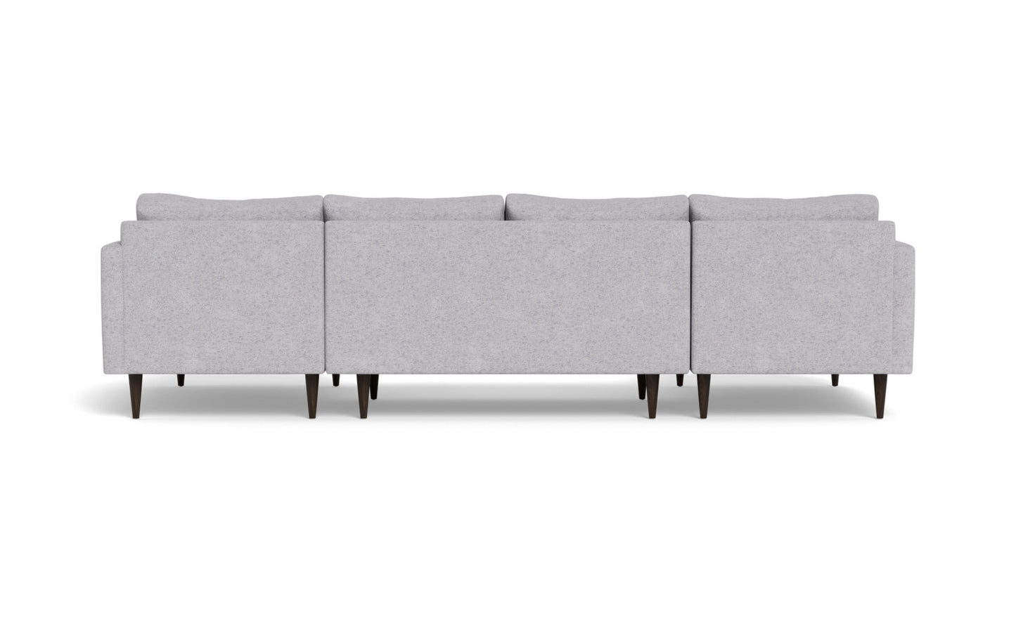 Wallace 126" Untufted Double Chaise U Sectional