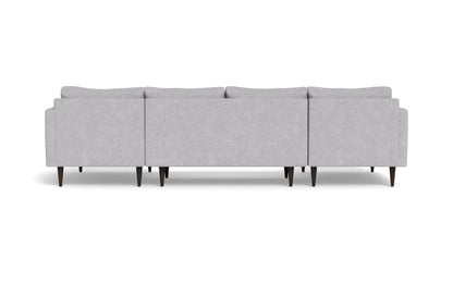 Wallace 126" Untufted Double Chaise U Sectional