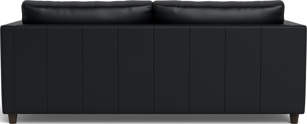 Ladybird 88" Leather Queen Sleeper - Tribeca Black