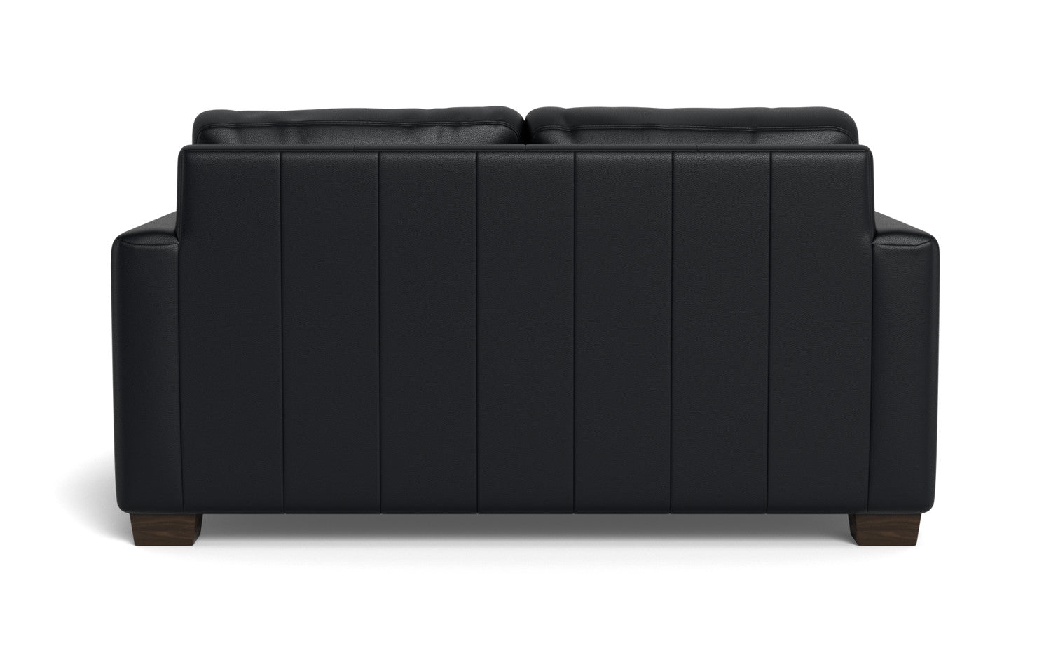 Track 62" Leather Twin Sleeper - Tribeca Black