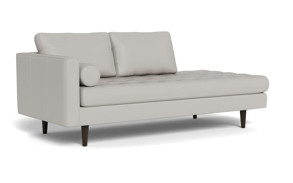 Ladybird 82" Leather LAF Stand Alone Chaise - Tribeca Chelsea