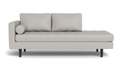 Ladybird 82" Leather LAF Stand Alone Chaise - Tribeca Chelsea